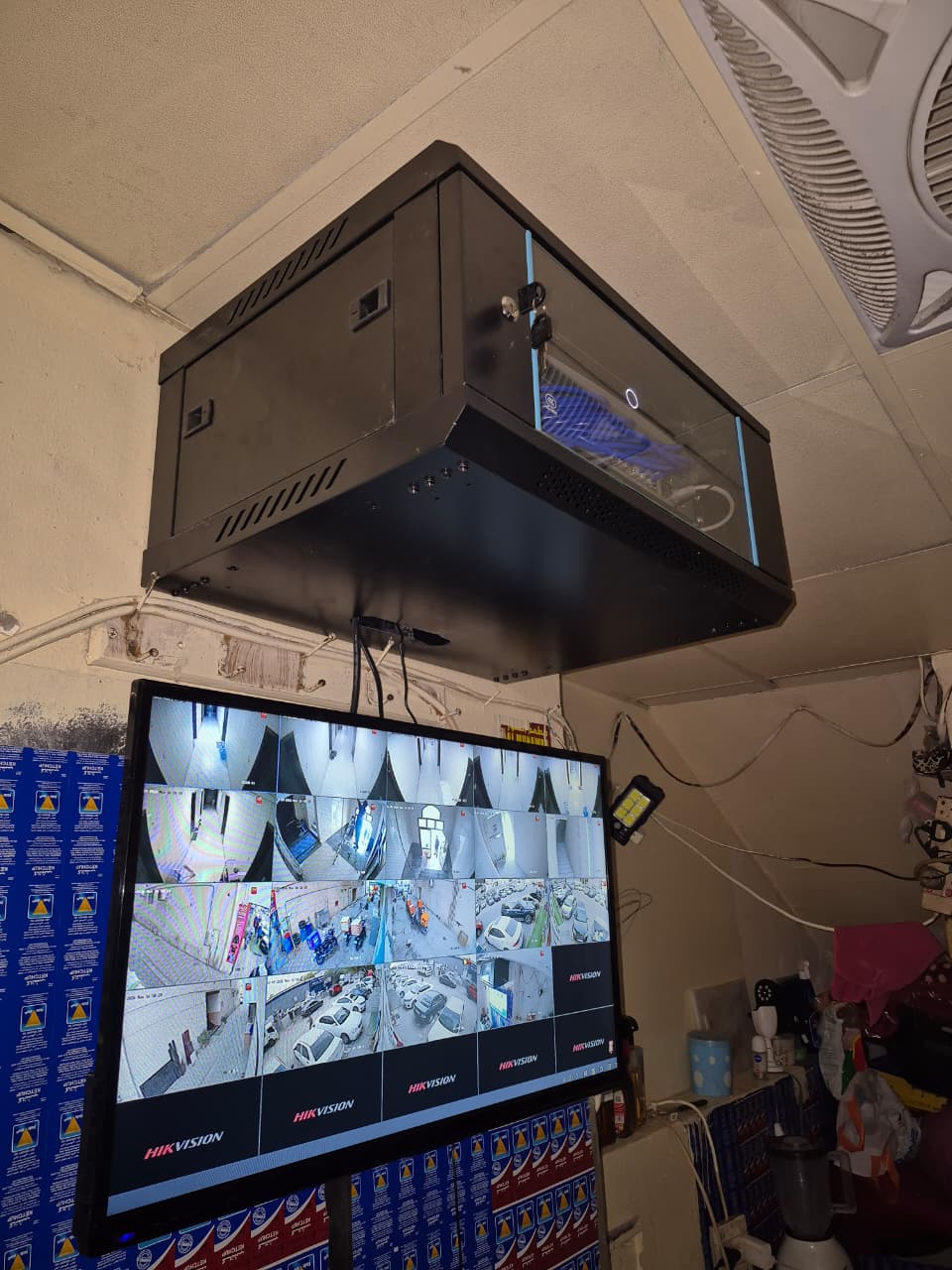 Ceiling-Mounted NVR Installation