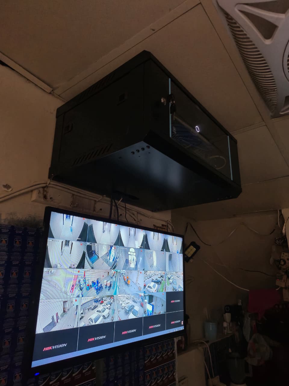 Recorder Cabinet and Live Monitoring Display