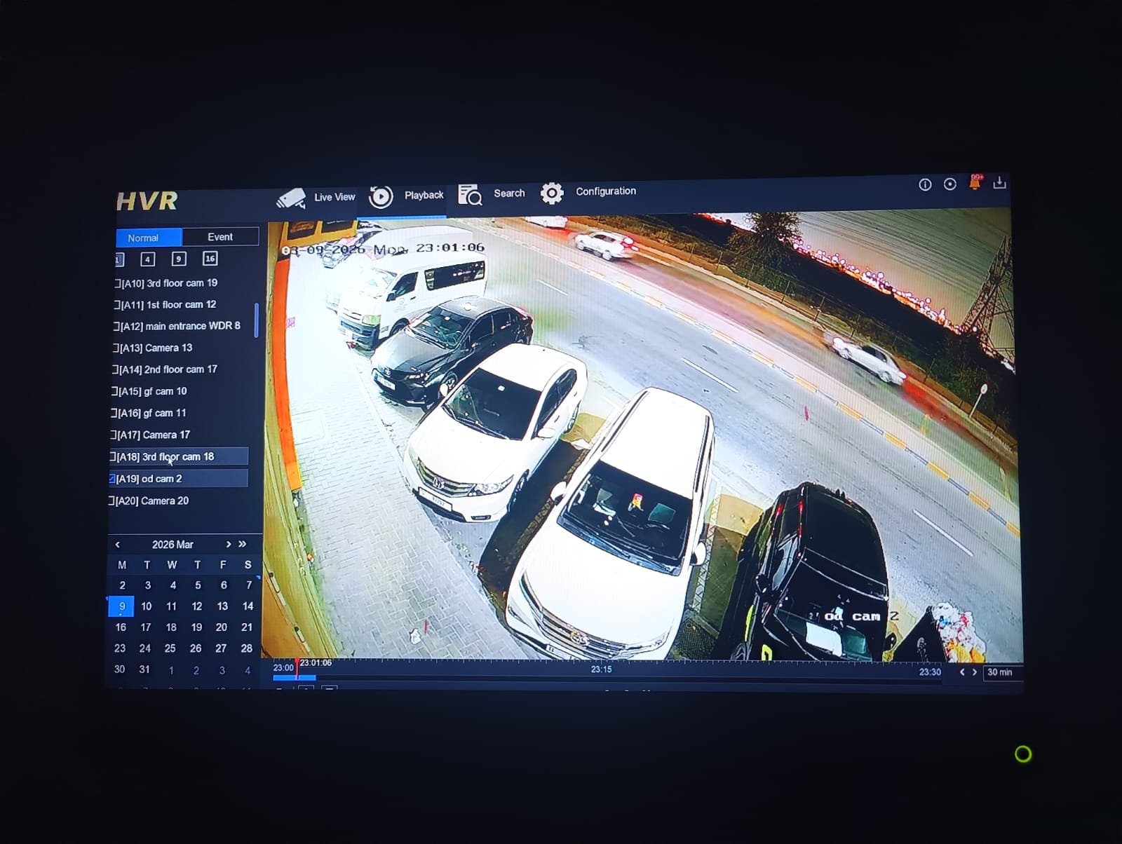 Recorded Footage Playback