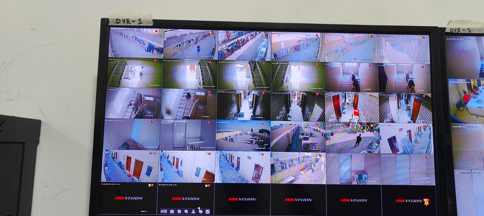 Multi-Camera Monitoring Wall